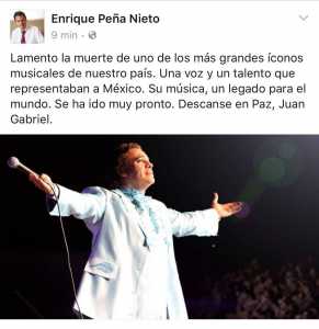 Foto: Facebook Enrique Peña Nieto