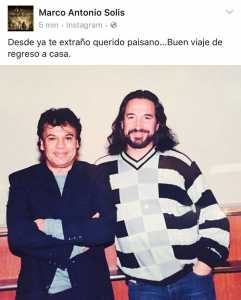 Foto: Instagram Marco Antonio Solis 