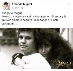 Foto: Facebook Amanda Miguel