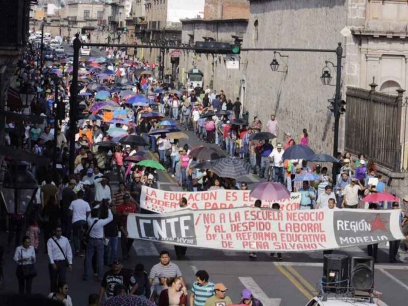 Silvano Aureoles enfrentó manifestaciones de la CNTE, polémicas públicas y se decretarion la Zonas Económicas Especiales; el mes de mayo en Michoacán destacó en política, economía y seguridad