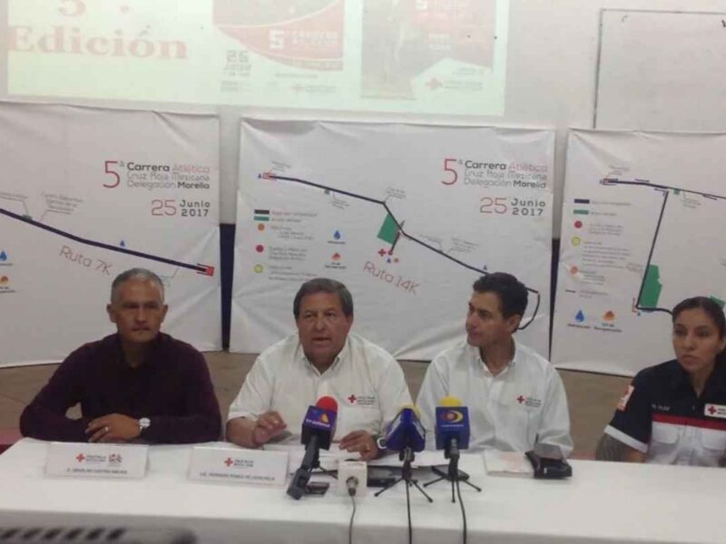 La Cruz Roja Morelia organiza su quinta Carrera Atlética de 21K, 14K y 5K este 25 de junio; inscríbete, apoya una buena causa y obtén medalla y kit especial