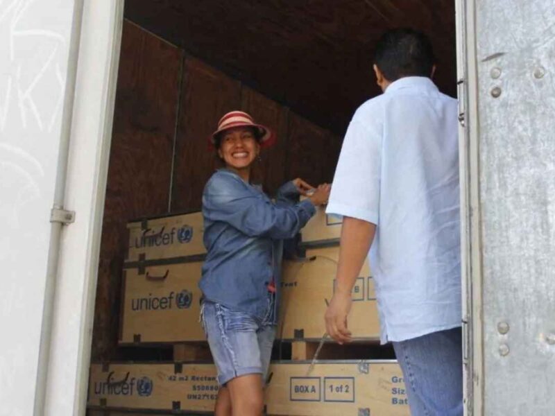 Unicef entregó 28 aulas móviles al estado de Morelos para garantizar clases a niños y adolescentes afectados por el sismo del 19 de septiembre; Jojutla registra más planteles dañados