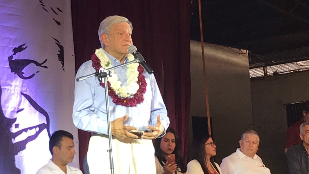 AMLO tiene incidente en Chiapas