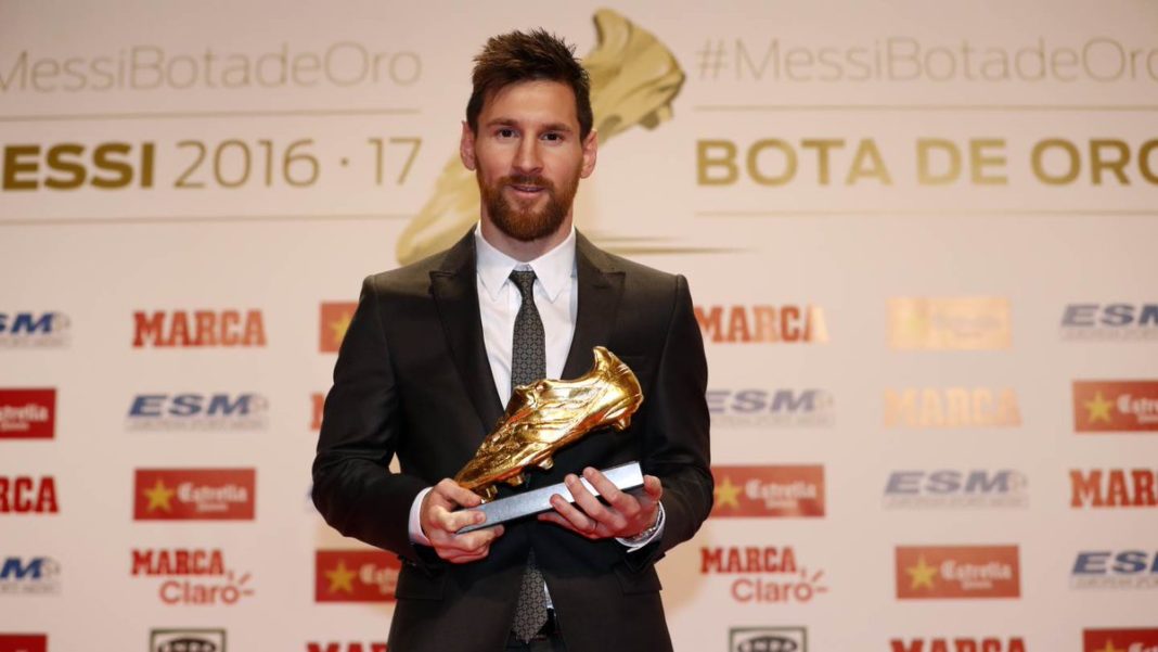 Messi consigue el bota de oro