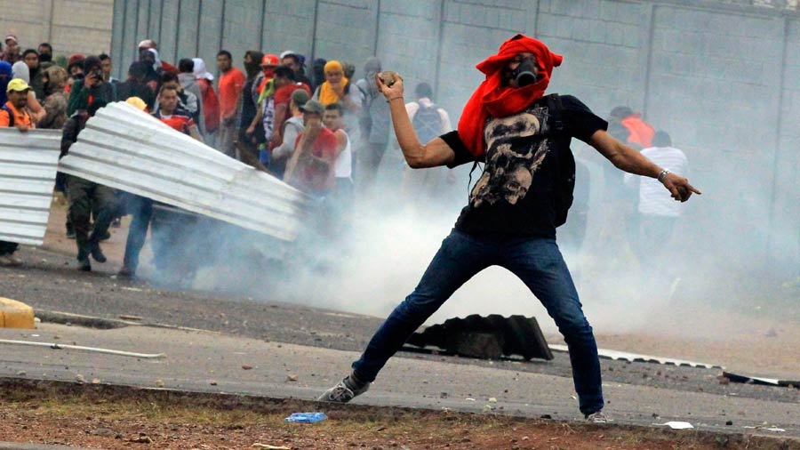Violentas protestas tras elecciones en Honduras