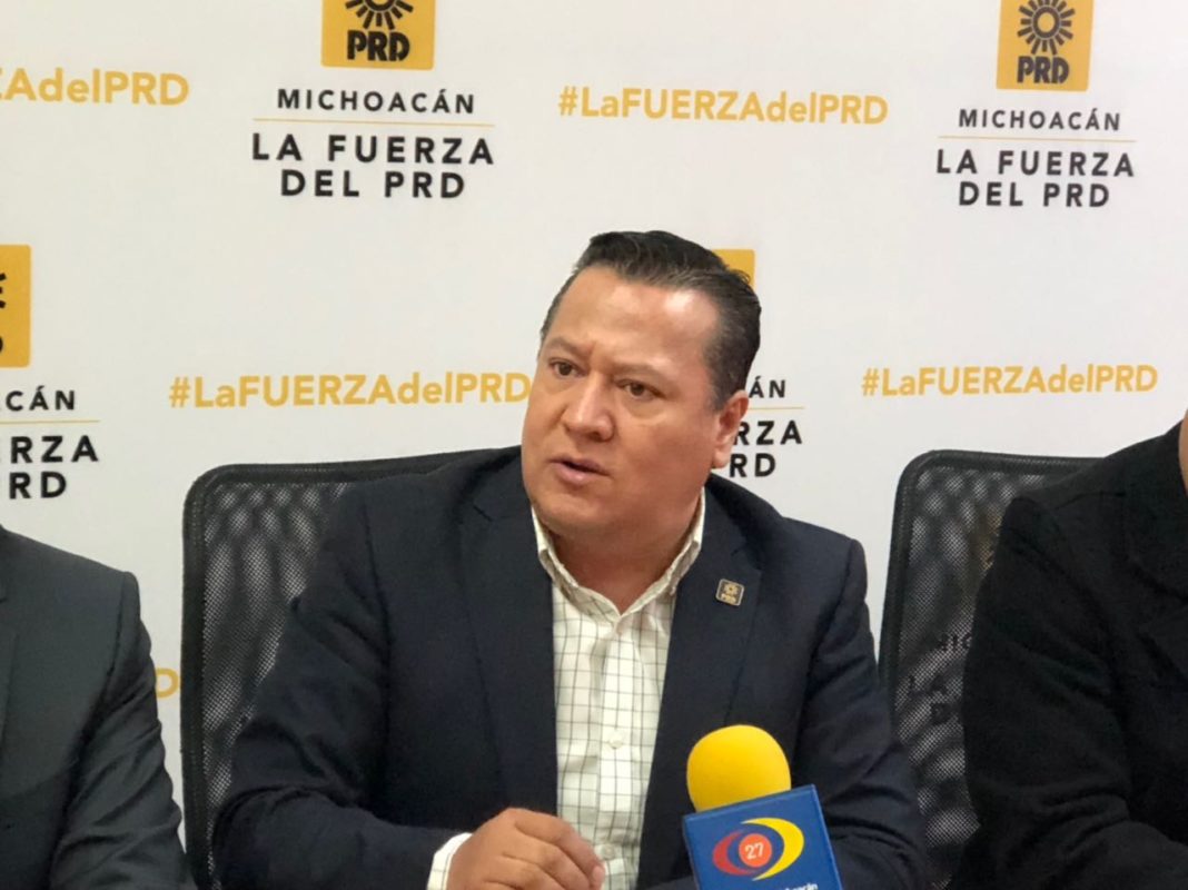 Advierte PRD al PAN que en Morelia van con candidato si no se suman en Uruapan