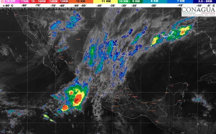 El reporte del clima informa que se producirán nevadas por la tercera tormenta invernal