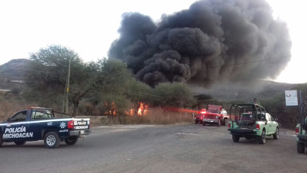 toma clandestina provoca incendio