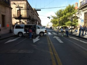 SUEUM retoma plantón en el Centro Histórico