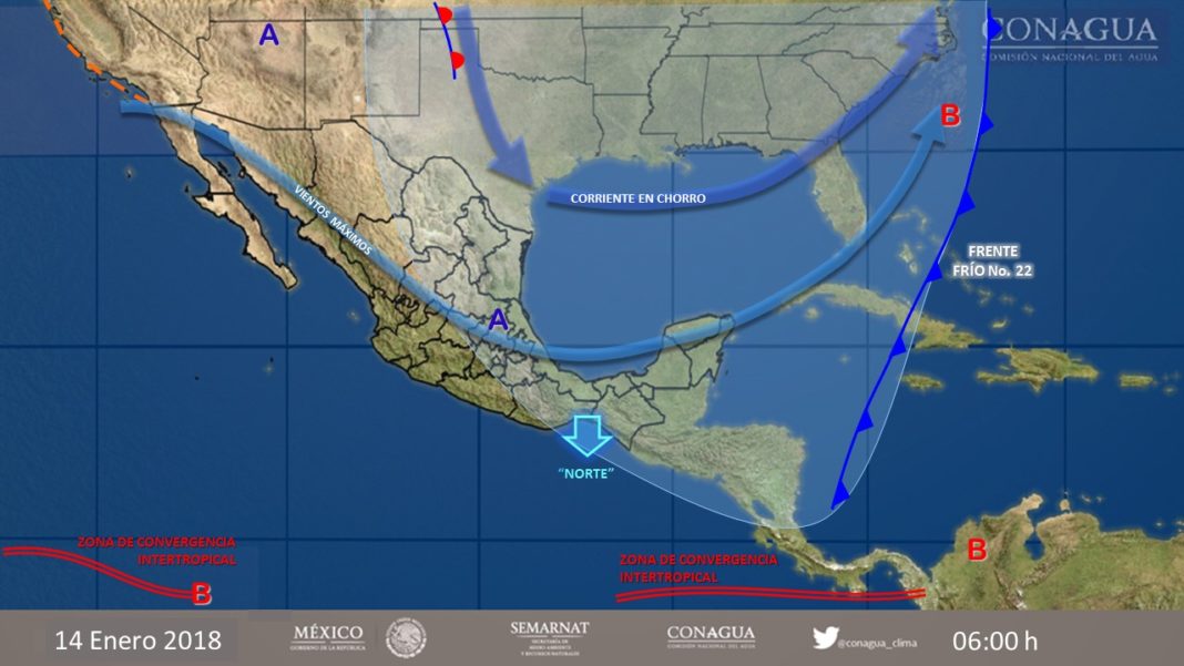 El estado del clima señala bajas temperaturas