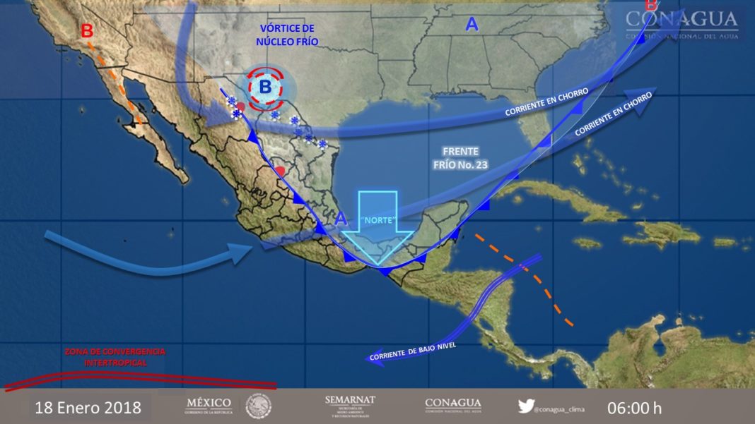 El clima de hoy presenta más bajas temperaturas