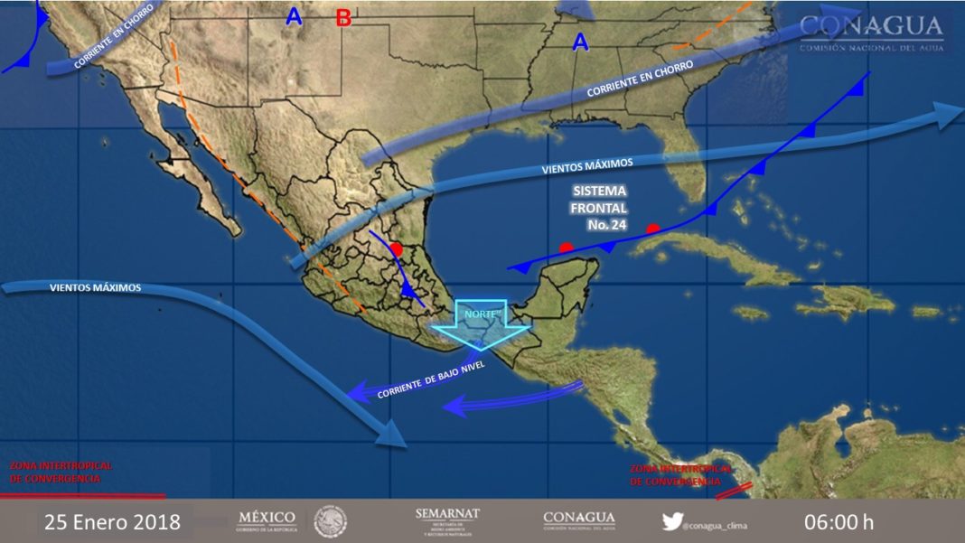 De acuerdo con el clima continuarán las lluvias