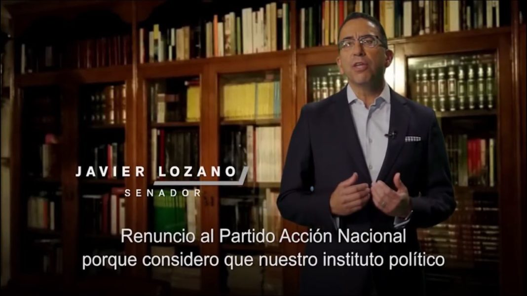 Javier Lozano Alarcón mediante un video anunció su retiro del PAN