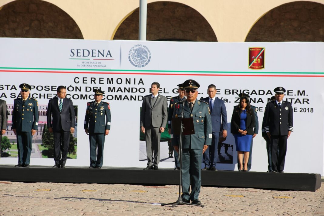 Gerardo Mérida Sánchez nuevo titular de la 21 Zona Militar de Morelia