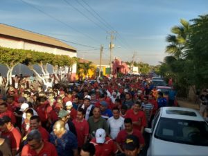 Mineros se suman a manifestación de la CNTE