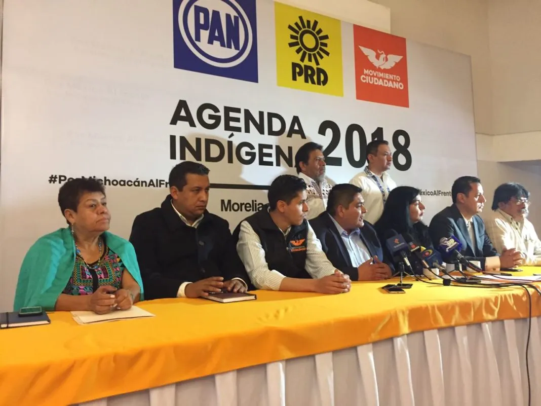 Impulsarán agenda indígena desde Michoacán para Ricardo Anaya