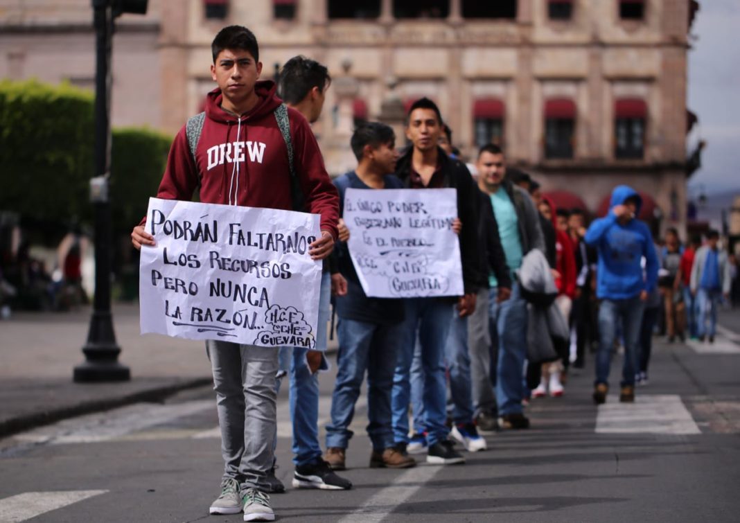 Se realizaron diferentes manifestaciones en el Centro de Morelia