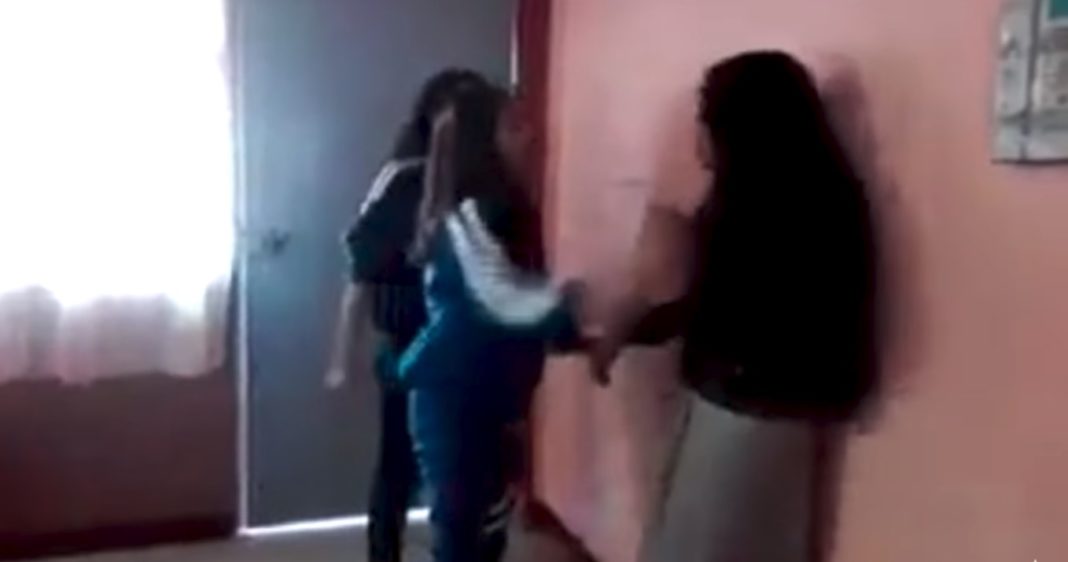 El video fue grabado en una escuela de Hidalgo