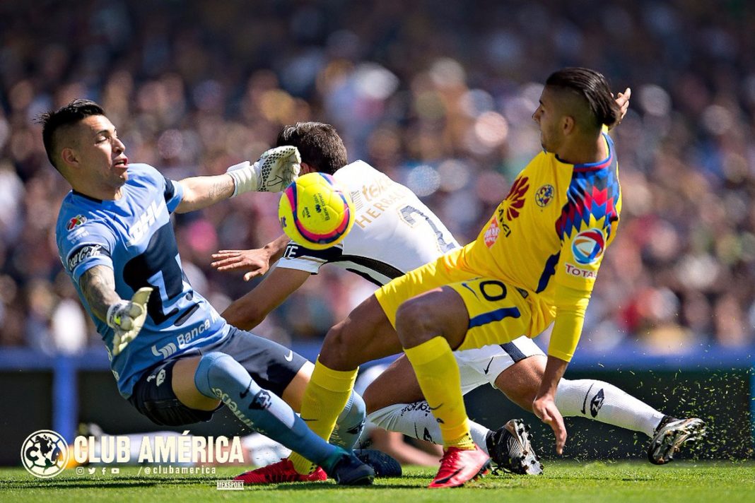 Pumas y América presentan un duelo sin acción