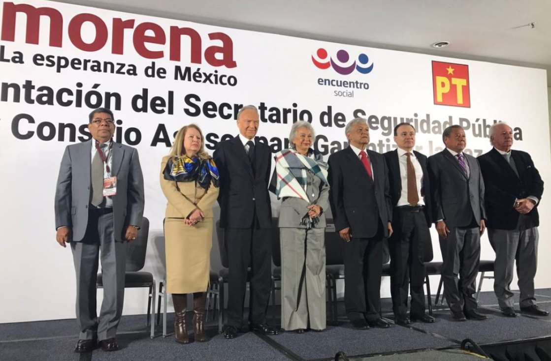 AMLO presenta gabinete de seguridad