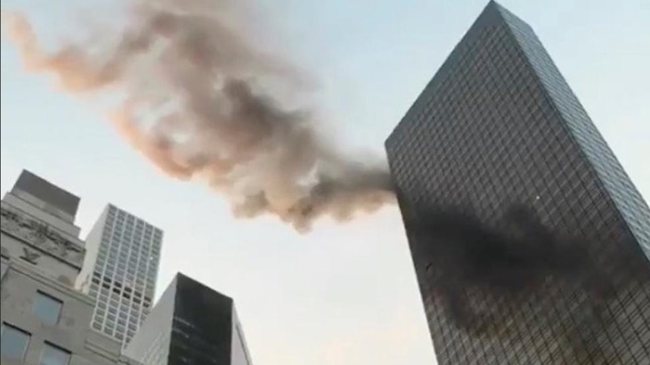 Se incendia la Torre Trump