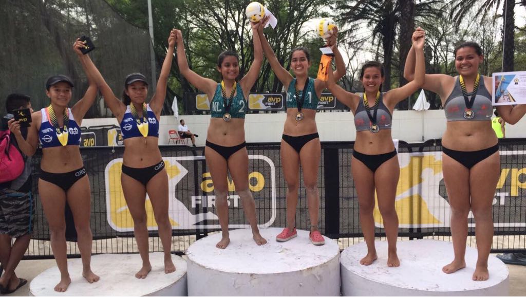 Michoacán oro, plata y bronce en el Nacional de Voleibol de Playa