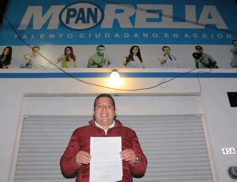 Juan Carlos Barragán al PAN, como precandidato por Morelia