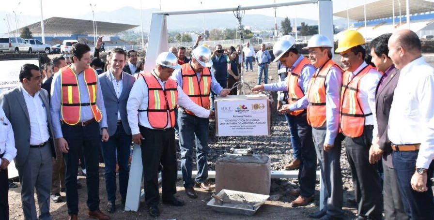Un orgullo colocar primera piedra de la clínica de la UMSNH: Anaya Orozco