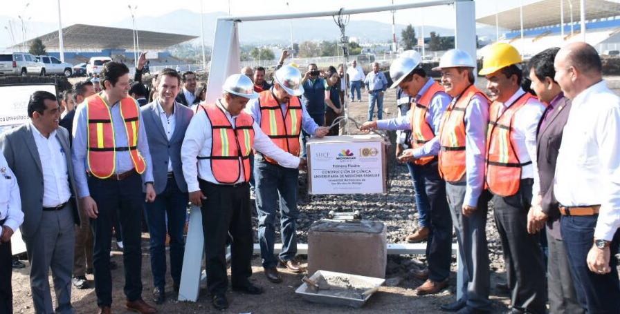 Un orgullo colocar primera piedra de la clínica de la UMSNH: Anaya Orozco