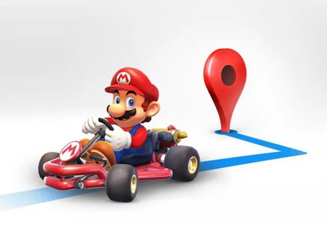 Mario Kart llega a Google Maps