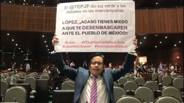 32541028-0dea-4fcc-89bc-a7e3bdd62483 López no le saques a los debates o te hace cus cus: Noé Bernardino