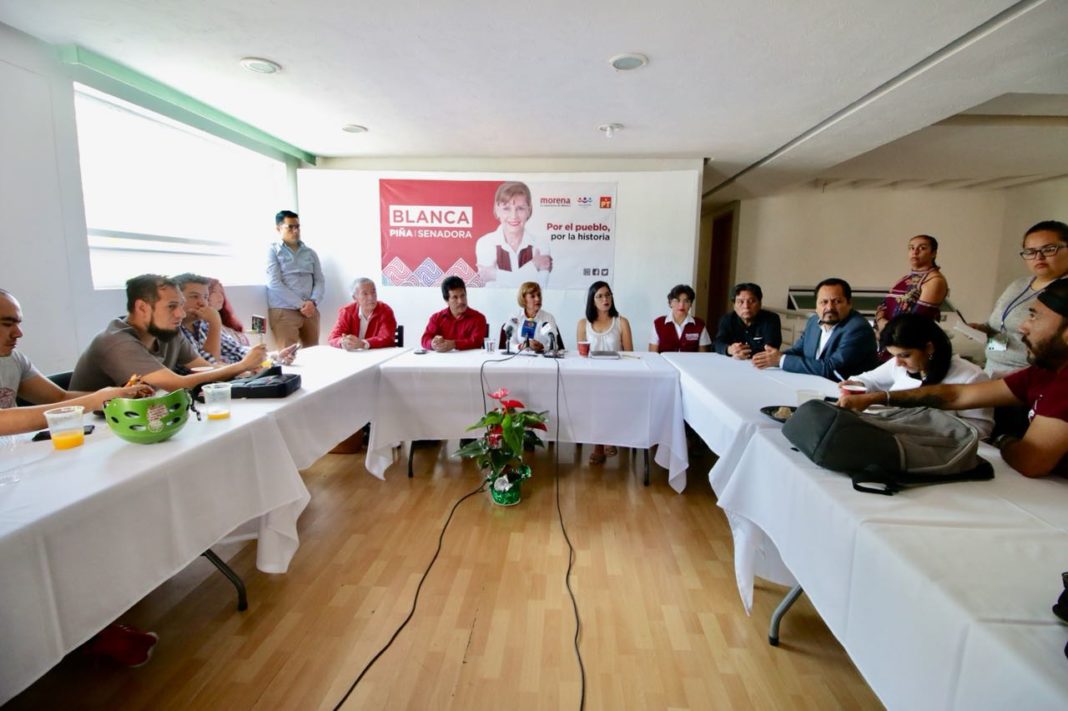 Ejércitos del PRI, PAN y PRD no vencerán al pueblo de MORENA: Blanca Piña