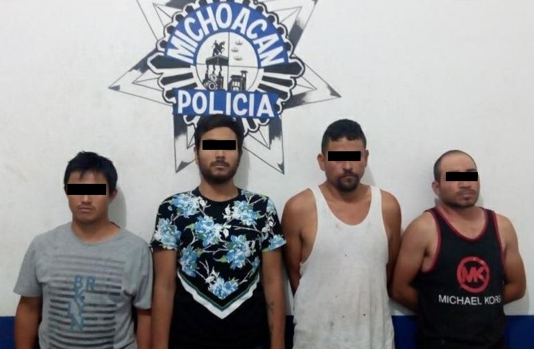 En Puruándiro, detienen a cuatro narcomenudistas