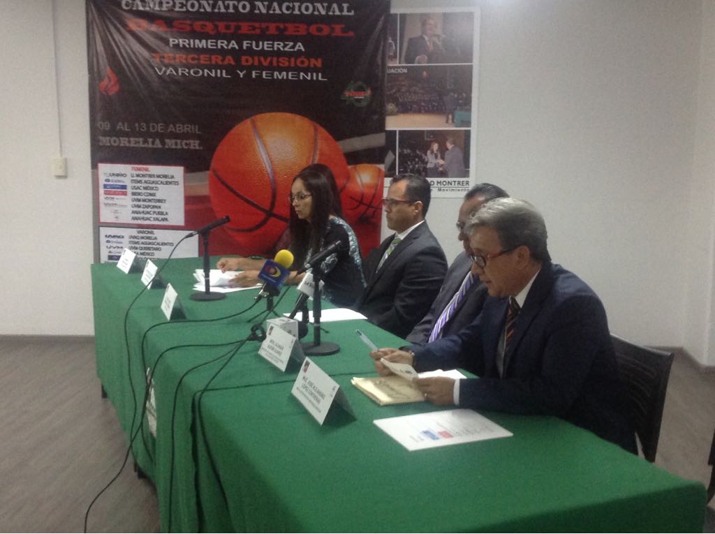 Morelia, sede del Campeonato Nacional de Básquetbol CONADEIP 2018