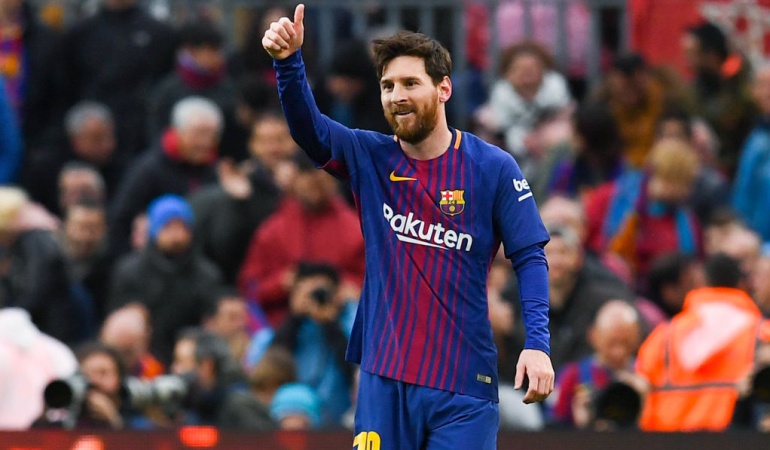 Con golazo de Messi, Barcelona se encamina al título