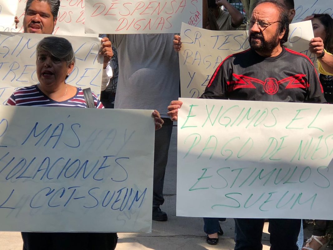 Amaga SUEUM con aumentar sus protestas