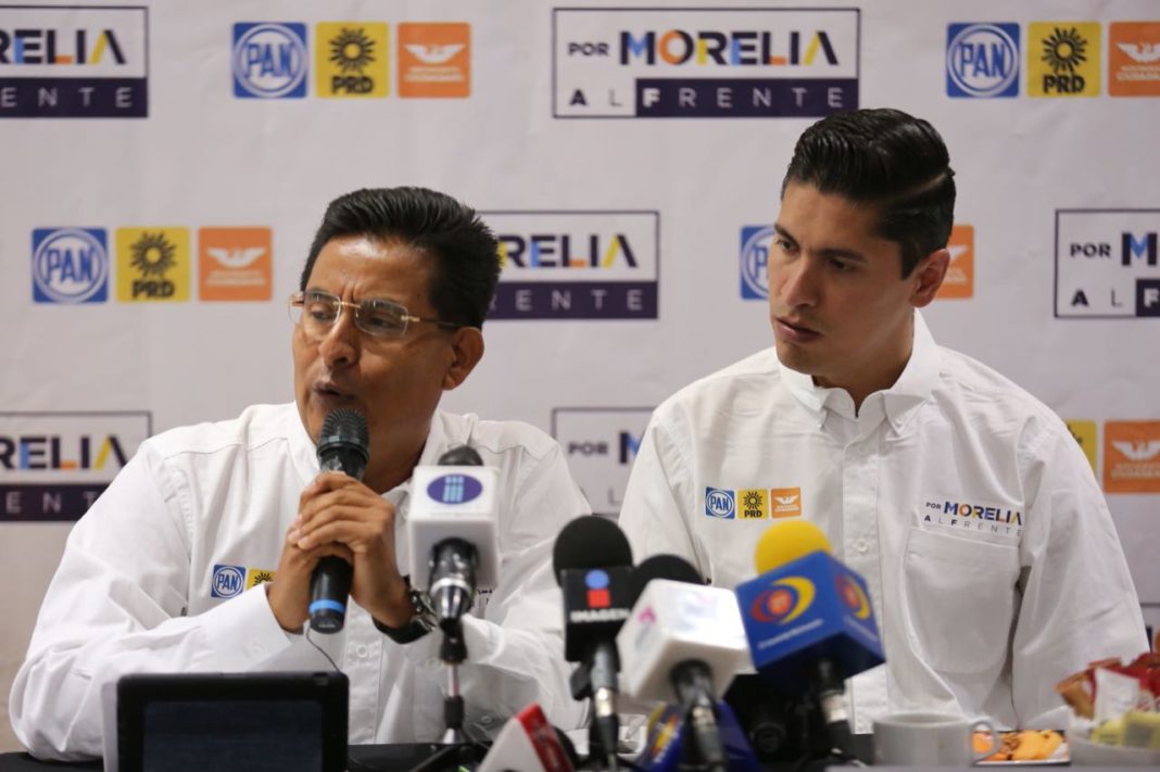 Miguel Ángel Chávez, vocero del Frente en Morelia