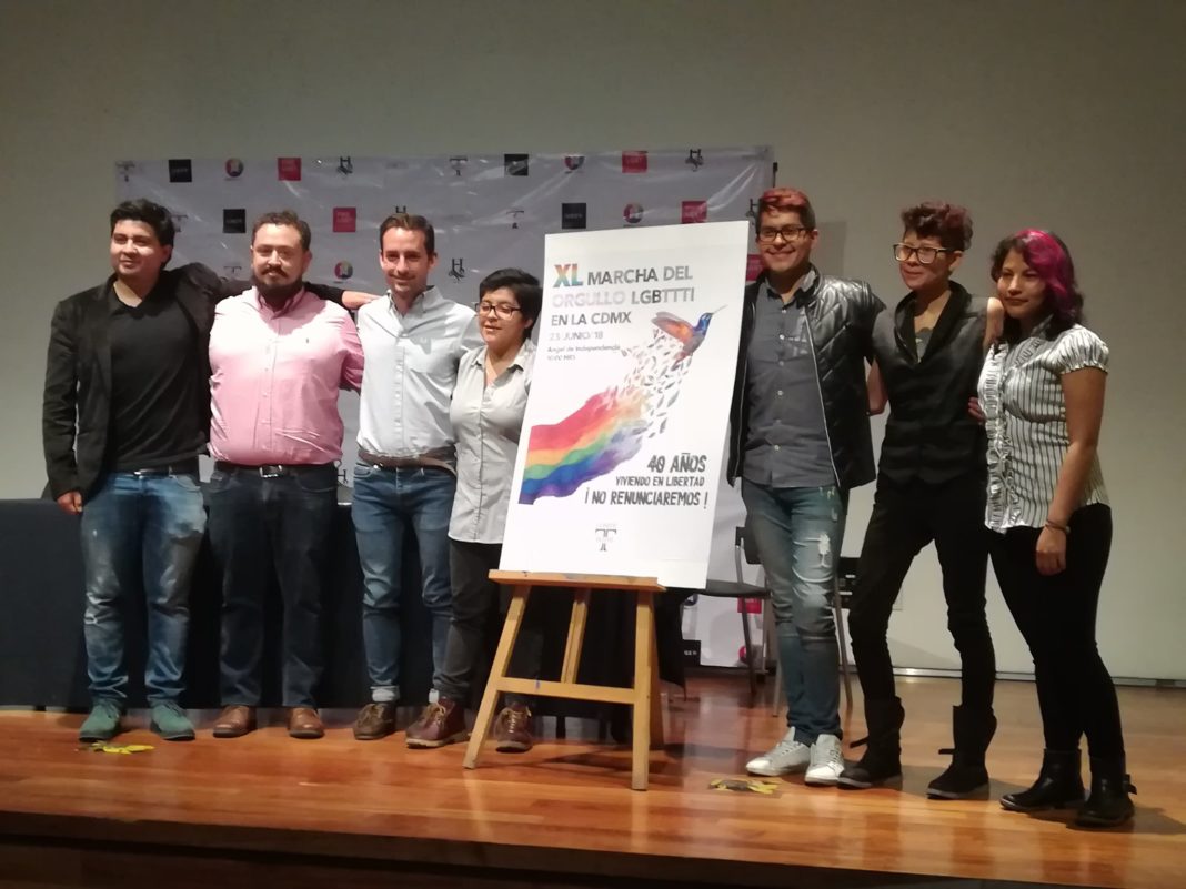 Revelan cartel de la Marcha del Orgullo LGBTTTI 2018