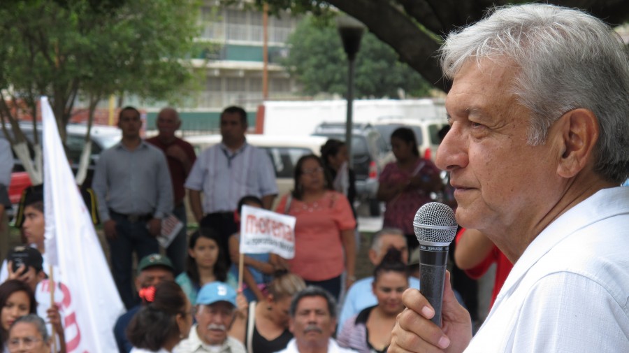 Andrés Manuel López Obrador concluye campaña en el norte del país.