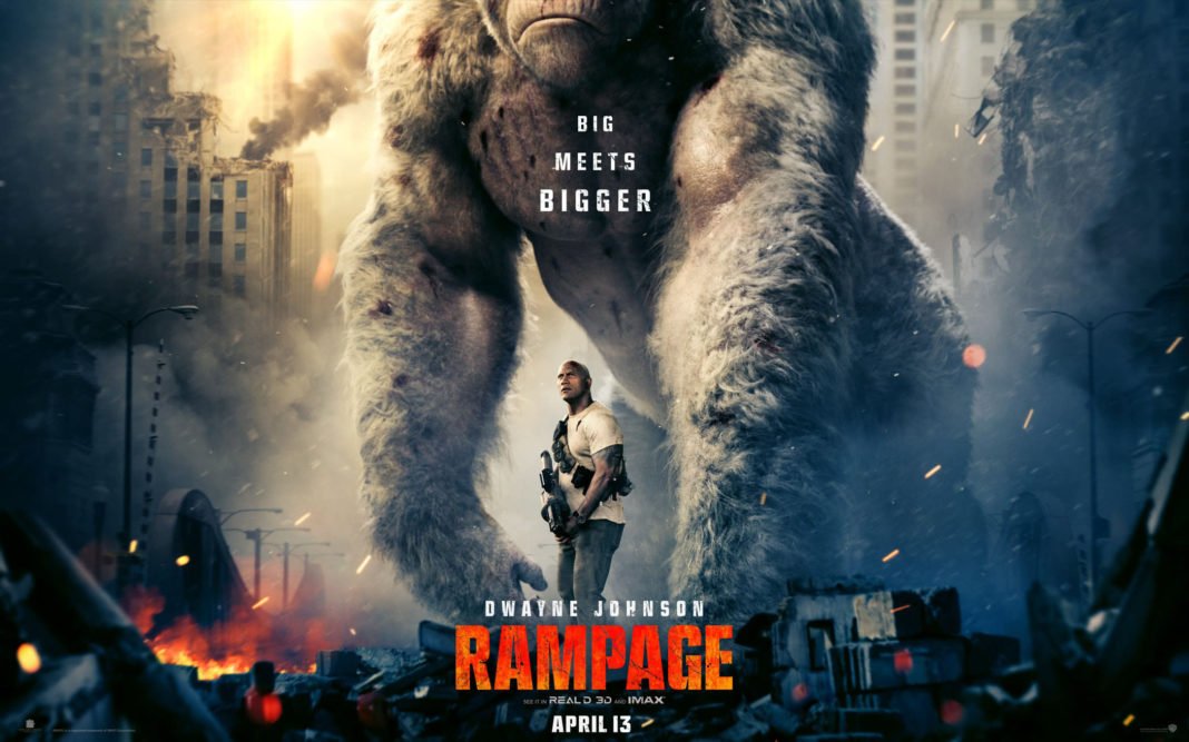 "Rampage" se convierte en la cinta más taquillera en EU