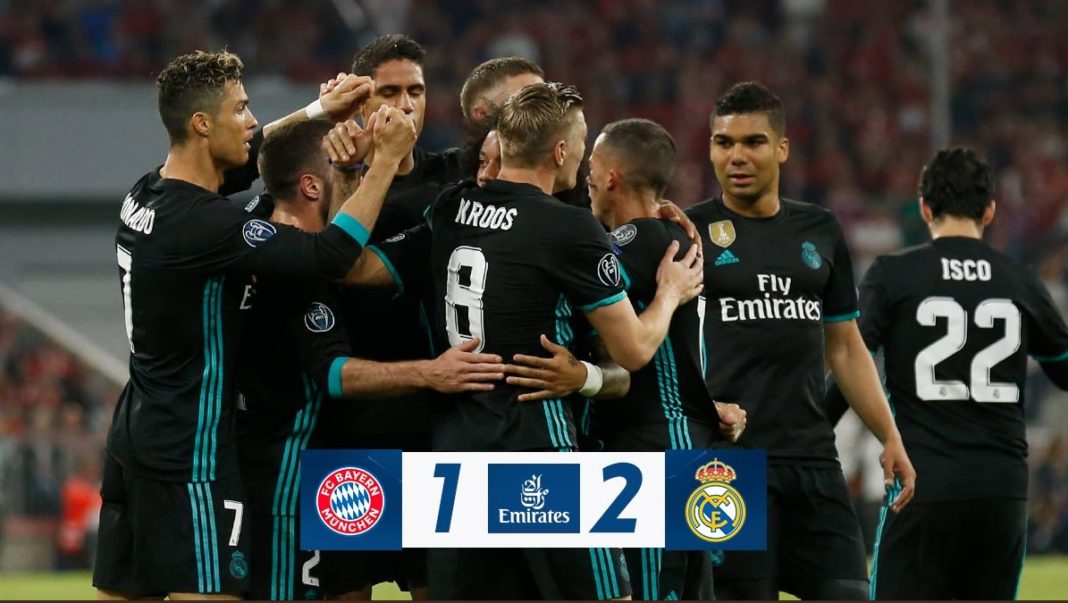 El Madrid le pega al Bayern