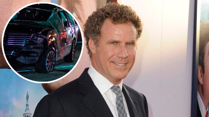 Will Farrell sale del hospital tras choque automovilístico