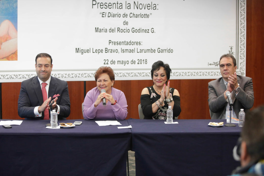 Presentan en el Senado novela erótica de María del Rocío Godínez