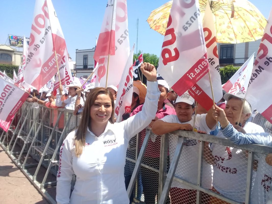 Rosy Salinas cerrará campaña en la Plaza Cívica Benito Juárez