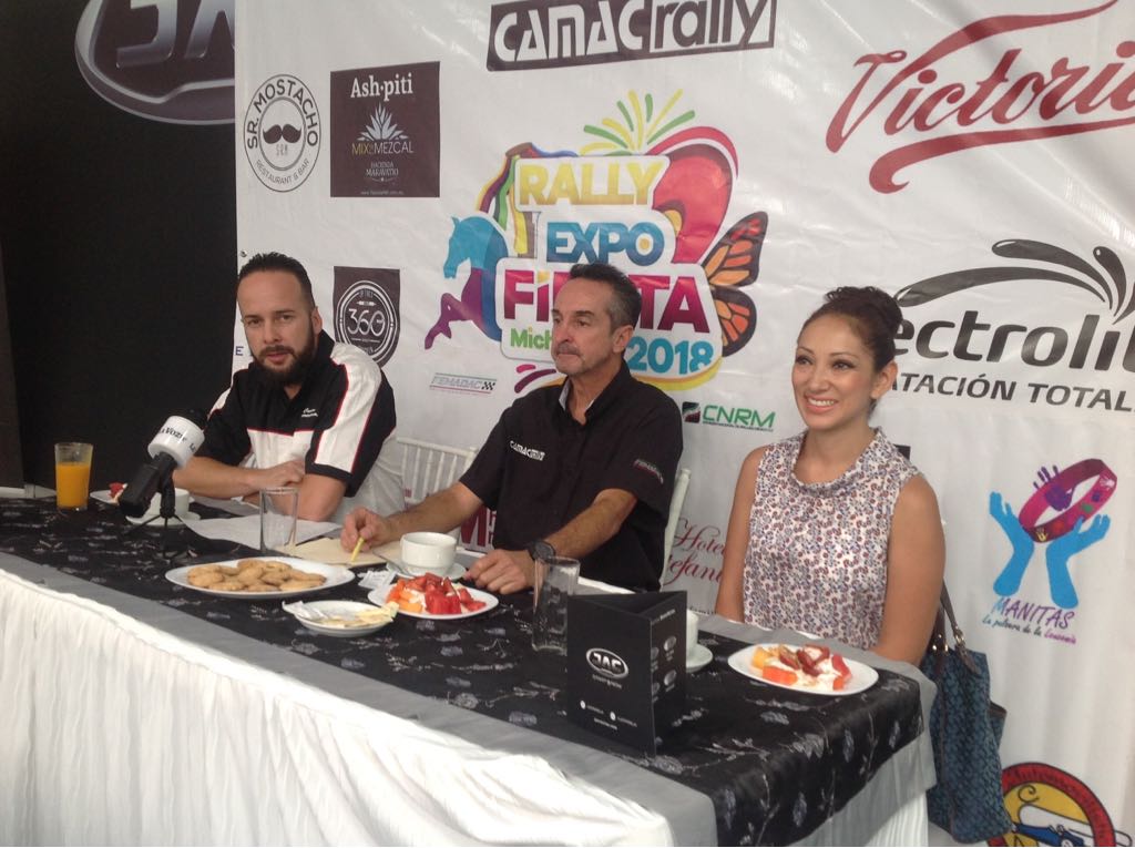 Presentan el XXXVII Rally Expofiesta Michoacán 2018