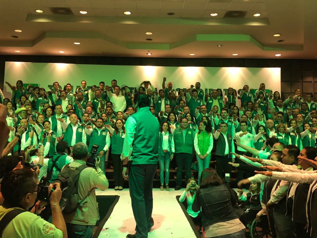 Rinden protesta candidatos del Verde en Michoacán