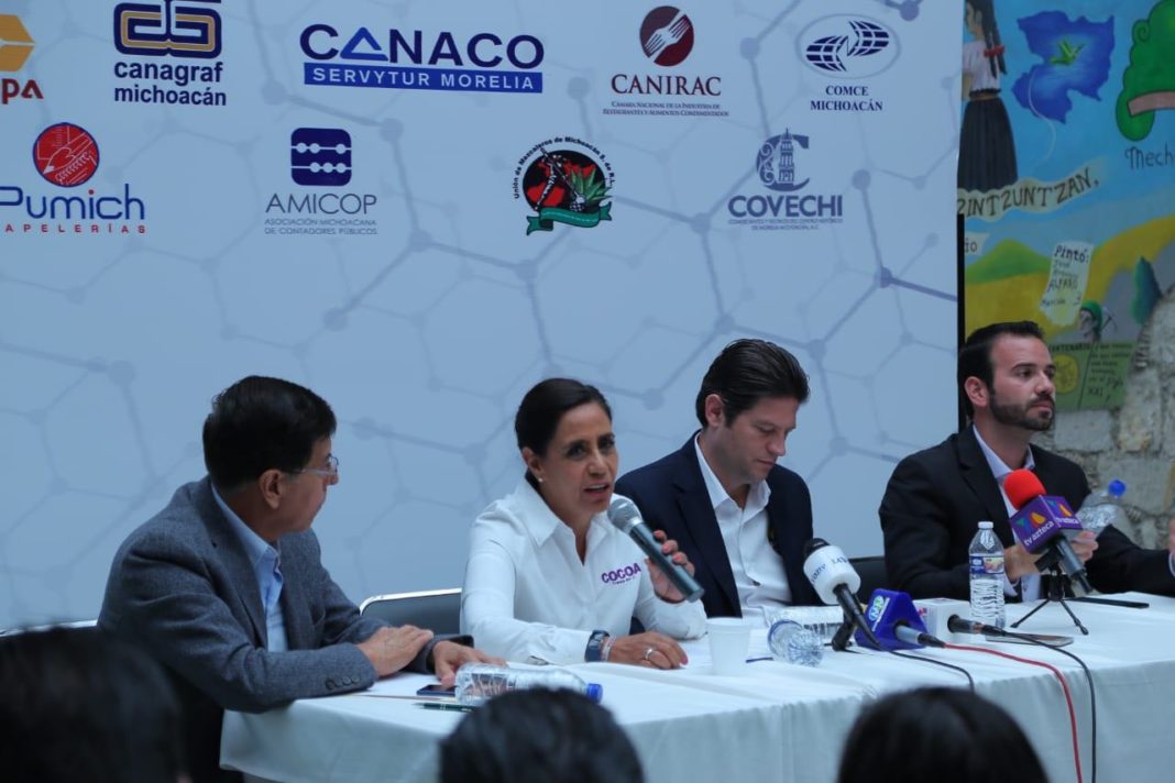 Compromete Cocoa Calderón apoyo a CANACO Servytur y Organismos Empresariales