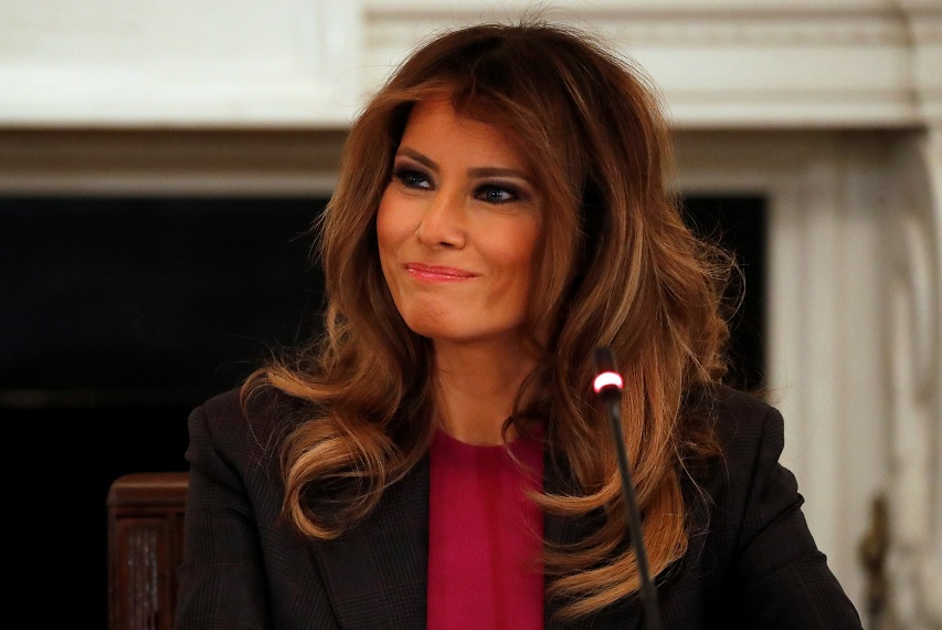 Hospitalizan a Melania Trump por condición renal 'benigna'