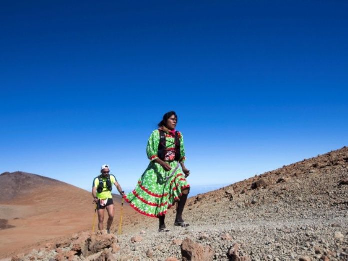 La rarámuri Lorena Ramírez, tercer lugar en Ultramaratón en España