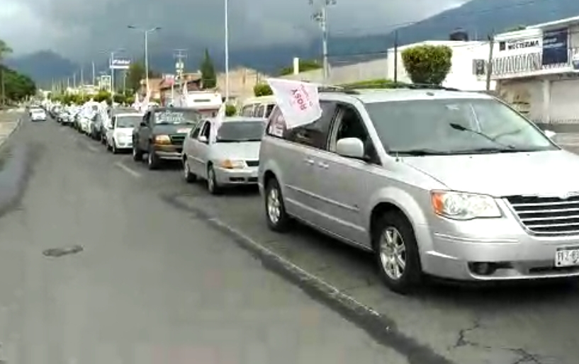 Caravana ciudadana por un cambio verdadero para Zitácuaro